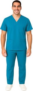 Traje de hombre de calidad superior con tela suave transpirable y diseño elegante para profesionales de la salud - Product Image 2