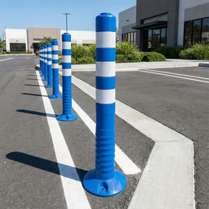 Delinator de 75x8 cm, Boya Flexible de TPU Azul, Tipo de Guía para Estacionamiento - Product Image 2