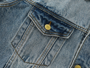 Stitchmode แจ็กเก็ตยีนส์แบบวินเทจของผู้ชายแจ็กเก็ตยีนส์ลำลองซักได้สำหรับฤดูหนาว - Product Image 4