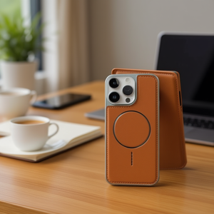 เคสหนังพรีเมียมแบบแม่เหล็กสำหรับ iPhone 17 Pro ดีไซน์หรูหราสำหรับโทรศัพท์มือถือ - Product Image 3