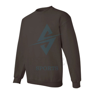 เสื้อสเวตเชิ้ตคอกลมคุณภาพสูง ผ้าฝ้าย/โพลีเอสเตอร์ พิมพ์ลายดิจิตอลนูนแบบกำหนดเอง ทรงโอเวอร์ไซส์ ผ้าฟลีซ คอกลม สำหรับฤดูหนาว สีพื้น - Product Image 3