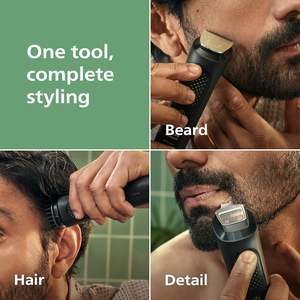 Recortadora de Barba y Cabello para Hombre Norelco All-in-One Serie 3000, Cuchillas de Acero Inoxidable, 8 Ajustes de Longitud, 61-90 Minutos de Autonomía, AAA - Product Image 2