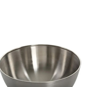 Bol décoratif ovale moderne en métal avec accent doré, plat de centre de table minimaliste et argenté pour table à manger et décoration intérieure - Product Image 5