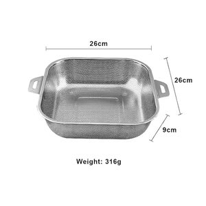 Best Selling Classic Round Iron <b>Colander</b> With Evenly Spaced Holes Allowing Fast Water Flow During Food Washing Tasks - Product Image 3
