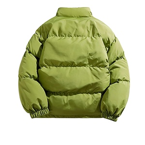 Veste d'hiver pour homme, design en polyester brillant, logo personnalisé, vente en gros, veste de costume pour homme - Product Image 2