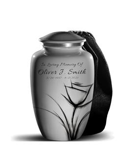 โกศศพสำหรับผู้หญิงและผู้ชายตกแต่งโกศแบบมันเงาสำหรับขี้เถ้ากระดูกมนุษย์ - Product Image 1