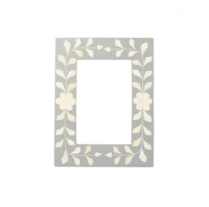 Classic Look Natural White Bone Stripes Handmade Eco-friendly for <b>Photo</b> <b>Frame</b> for Wedding Childhood Memory Store Best Price - Product Image 1