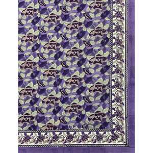 Hand Block Printed 100% Cotton King Size Double Bedsheet with Pillow Covers 3-Piece <b>Set</b> Floral Pattern <b>Comforter</b> for Home Use - Product Image 2