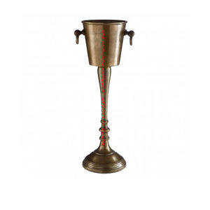 Support de refroidisseur de vin en métal noir sur Offre Spéciale vente en gros et fournisseurs d'antiquités en laiton de haute qualité - Product Image 1