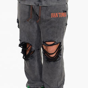 Comfortable Men's <b>Distressed</b> Tracksuit High Quality 100% Cotton Quick Dry Breathable Design for Adults <b>Distressed</b> Tracksuits - Product Image 6