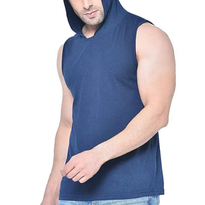 Camiseta sin Mangas con Capucha para Hombre, Estilo Deportivo, para Gimnasio, Deportes y Moda Urbana - Product Image 4