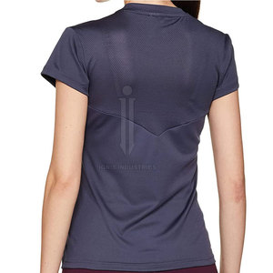 T-shirts pour femmes T Shirt pour femmes en coton uni vierge pour impression personnalisée T Shirt pour femmes à manches courtes et col en O - Product Image 2