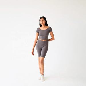 Shorts de Yoga para Mujer, Cintura Alta, Elásticos, Ideales para Práctica en Estudio, Gimnasio y Uso Diario - Product Image 1