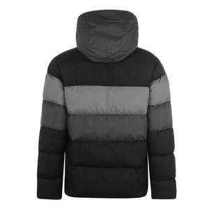 Veste d'hiver décontractée en duvet imperméable sur mesure en gros OEM, veste longue à capuche tendance avec tissu fin tissé - Product Image 2