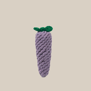 Juguete Masticable de Cuerda de Berenjena Hecho a Mano para Mascotas, Juguete Masticable Premium para Mascotas - Product Image 2
