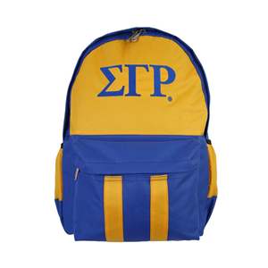 Sigma Gamma Rho Unisex Mochila Azul y Oro Unisex Laptop Bag - Product Image 1