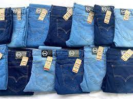 กางเกงยีนส์ผู้ชายสีฟ้าคลาสสิกกางเกงยีนส์ตัดตรงใส่สบาย - Product Image 6