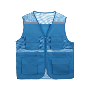High Quality <b>Vests</b> Hi Vis Safety 100% Polyester Safety Workwear <b>Reflective</b> Regular Fit High Visibility Work Wear <b>Vests</b> for Men - Product Image 2