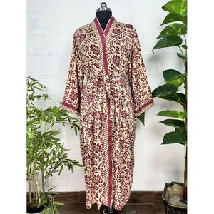 Bohme Nouvelle Soie Women's Luxury Floral Paisley Blue Sari Kimono Regal House <b>Beach</b> <b>Robe</b> Anniversary Gift House Elegant Women - Product Image 1