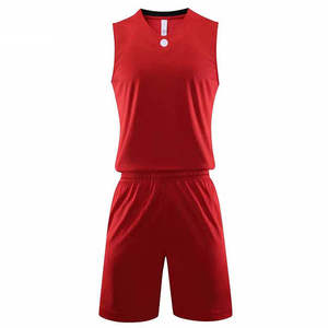 Uniforme de baloncesto de corte y costura personalizado Unisex de poliéster 100% antiarrugas hecho en fábrica para atletas - Product Image 3