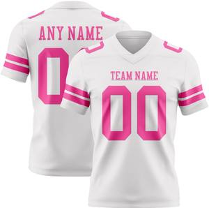 Jersey de Fútbol Americano de Alta Calidad, 100% Poliéster, Transpirable, de Secado Rápido, Proveedor OEM con Nombre de Equipo Personalizado - Product Image 4
