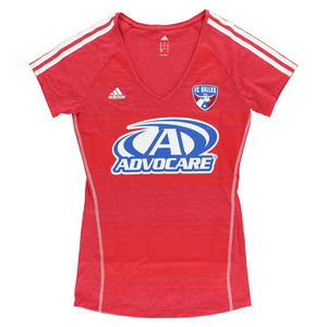Maillot de football Adidas FC Dallas MLS pour homme, rouge, taille XL, couleur : rouge/blanc/bleu, 100% authentique - Product Image 2