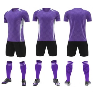 Adult Football Uniform Set Short Sleeve Sports Teamwear Training Competition Soccer Shirt for Men And Women - Product Image 1
