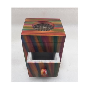 Nouveau brûleur à encens Bakhoor en bois d'acacia et résine époxy 2025, durable, fait à la main, aromatique, Moyen-Orient, pour la fragrance d'intérieur, Ramadan - Product Image 2