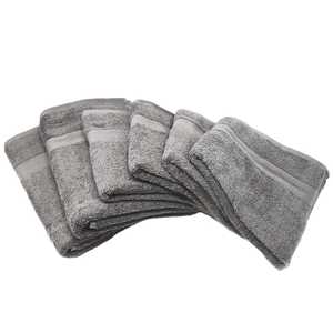 Ensemble de 6 serviettes de bain de luxe de haute qualité, séchage rapide, doux pour la peau, technique jacquard, couleur unie, idéal pour la maison et les enfants - Product Image 4