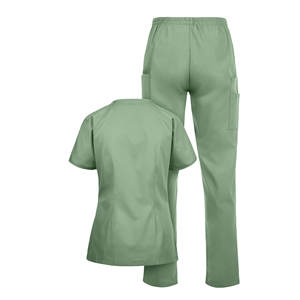 Conjunto de Uniforme Médico de Algodón Tejido de Alta Calidad para Mujer, Manga Corta, Cómodo, Elegante, para Hospital, con Servicio OEM - Product Image 4