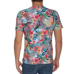 Camisetas Polo de golf para hombre con estampado de sublimación de ajuste seco que absorbe la humedad de LICRA de poliéster de verano con logotipo personalizado - Product Image 3