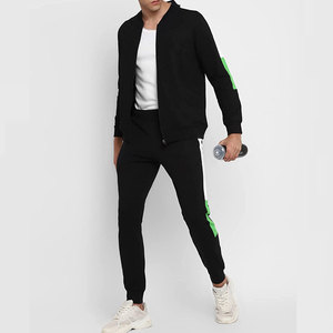 Conjunto Deportivo para Hombre, Dos Piezas, Traje de Entrenamiento, Cintura Elástica y Cordón Ajustable, Logotipo Personalizado, OEM/ODM Disponible - Product Image 4