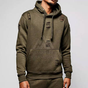 ชุดกีฬาขายดี ทรงเข้ารูป สำหรับผู้ชาย ชุดวอร์มสำหรับออกกำลังกาย สวมใส่สบาย ชุดวอร์มแบบดิสเทรส - Product Image 4