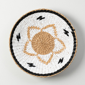 Decoraciones de pared de jacinto de agua tejidas a mano para el hogar, hoteles y resorts, arte natural para colgar - Product Image 4