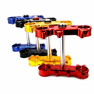 Colliers de fourche triple en aluminium CNC pour moto tout-terrain, motocross, <span class=keywords><strong>enduro</strong></span> – Kit de fixation de direction pour fourche avant - Product Image 1