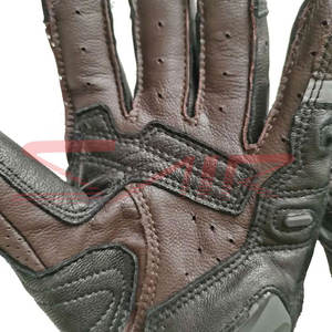Meilleur fabricant de gants de moto personnalisés de haute qualité hiver classique en cuir véritable écran tactile prix de gros d'usine - Product Image 3