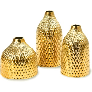 <b>Gold</b> Plated Metal Casted <b>Vase</b> Timeless Metal Decor Customizable Flower <b>Vase</b> Personalized Elegant <b>Vase</b> for Home & Office - Product Image 1