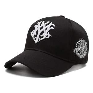 หมวกเบสบอล3D คอตตอนปักลายหรูหราเรียบๆหมวกแก๊ปหมวกแก๊ปหมวกแก๊ปแฟชั่นสำหรับผู้ชาย6ชิ้นปักโลโก้ - Product Image 6