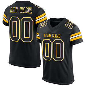 Tournoi Maillot de football américain Uniforme de jeu respirant personnalisé Conçu pour les équipes de jeunes Collèges Écoles et clubs - Product Image 5