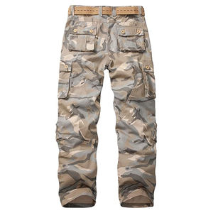 Vente en gros Pantalon cargo camouflage personnalisé multi-poches droit d'extérieur avec cordon de serrage Pantalon élastique pour homme Pantalon de survêtement pour homme - Product Image 4