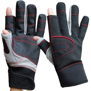 Guantes de vela de cuero para todo tipo de clima Durabilidad inigualable Agarre fuerte Función antideslizante para protección de brazos y manos tarifa barata - Product Image 5