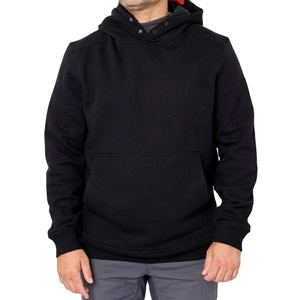 Sweat à capuche unisexe en polaire résistant à l'eau avec revêtement DWR, respirant, robuste, pour le travail, compatible avec les casques de sécurité - Product Image 3