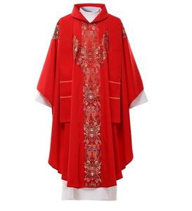 2025 diseño de alta calidad Iglesia Sacerdote Casulla vestimentas bordadas Padre Iglesia túnicas Unisex algodón transpirable étnico - Product Image 1