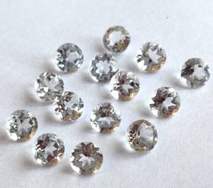 โทแพซสีขาวธรรมชาติ 1.50 มม. ทรงกลมเจียระไนคุณภาพสูง - โทแพซสีขาวคุณภาพเยี่ยมแบบเม็ดเดี่ยว - Product Image 5