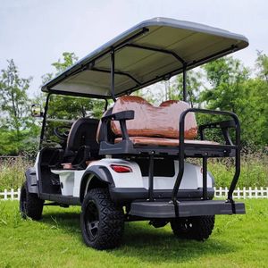 Voiture de golf surélevée de haute qualité 4+2 places, véhicule utilitaire électrique 6 passagers avec certification DOT, meilleur prix d'usine - Product Image 2