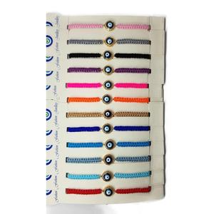 Pulseras de macromo de colores surtidos Pedido mínimo 12 piezas Accesorios de abalorios de moda - Product Image 2
