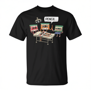 Camiseta Vintage para amantes de la música retro de los años 80 con diseño de cinta de casete - Product Image 2