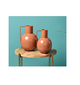 Jarrón de flores de metal para decoración del hogar que redefine la elegancia, una audaz mezcla de artesanía artística y lujo atemporal - Product Image 3