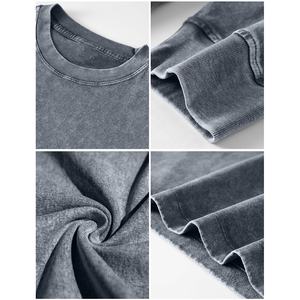 Sudadera de Invierno 100% Algodón, Cuello Redondo, Talla Grande Personalizada, Lavado Ácido, Antiencogimiento, Secado Rápido, Transpirable, Sensación Suave - Product Image 6