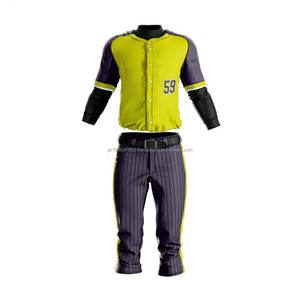 Uniformes de Béisbol Personalizados Más Vendidos en 2026, Conjuntos de Uniformes de Equipo de Secado Rápido, Diseño de Alta Calidad en Spandex/Poliéster - Product Image 1